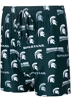 Concepts Sport Michigan State Spartans Mens Green Breakthrough Graphic Boxer Shorts