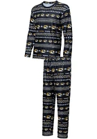 Missouri Tigers Mens Black Flurry Matching Set Sleep Pants