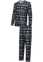 Wichita State Shockers Mens Black Flurry Matching Set Sleep Pants