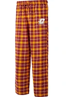 Central Michigan Chippewas Mens Maroon Ledger Plaid Sleep Pants