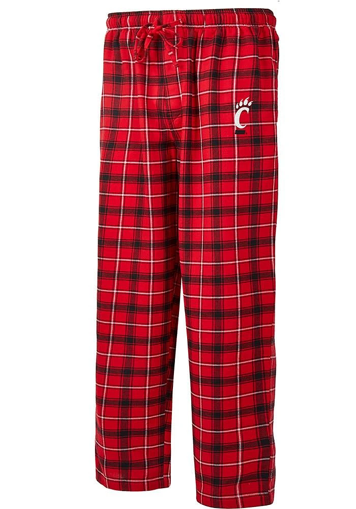 Cincinnati Bearcats Mens Red Ledger Plaid Sleep Pants