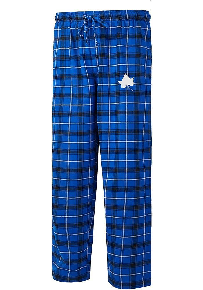 Indiana State Sycamores Mens Blue Ledger Plaid Sleep Pants