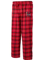 Miami RedHawks Mens Red Ledger Plaid Sleep Pants