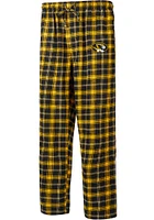 Missouri Tigers Mens Black Ledger Plaid Sleep Pants