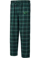 North Texas Mean Green Mens Ledger Plaid Sleep Pants