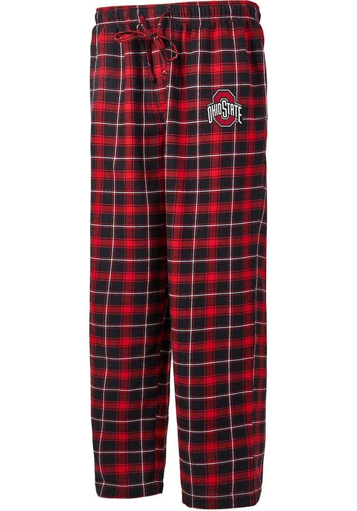 Ohio State Buckeyes Mens Ledger Plaid Sleep Pants