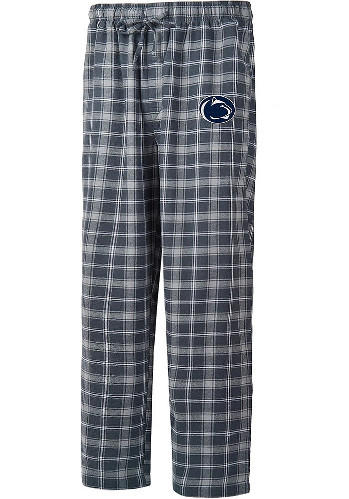 Concepts Sport Penn State Nittany Lions Mens Charcoal Ledger Plaid Design Sleep Pants