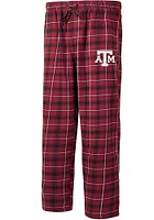 Texas A&M Aggies Mens Maroon Ledger Plaid Sleep Pants
