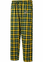 Wright State Raiders Mens Green Ledger Plaid Sleep Pants
