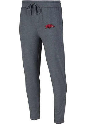 Arkansas Razorbacks Mens Charcoal Powerplay Sweatpants