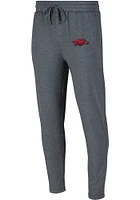 Arkansas Razorbacks Mens Charcoal Powerplay Sweatpants