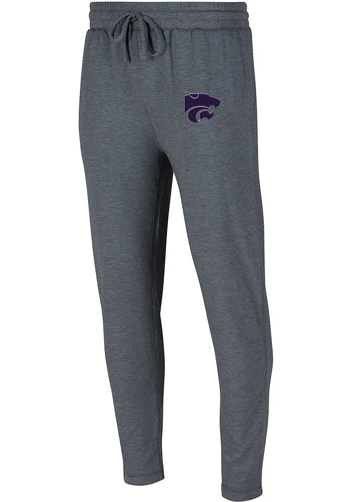 K-State Wildcats Mens Charcoal Powerplay Sweatpants