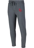 Oklahoma Sooners Mens Charcoal Powerplay Sweatpants