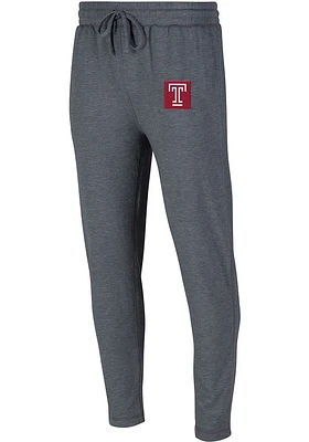 Temple Owls Mens Charcoal Powerplay Sweatpants