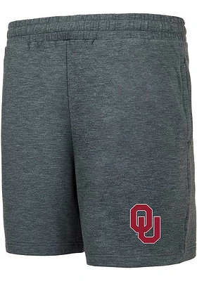 Oklahoma Sooners Mens Charcoal Powerplay Shorts
