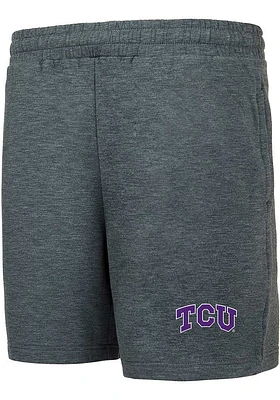 TCU Horned Frogs Mens Charcoal Powerplay Shorts