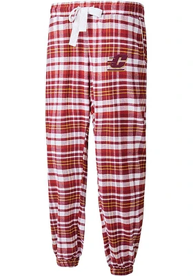 Central Michigan Chippewas Womens Maroon Mainstay Loungewear Sleep Pants