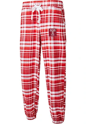 Temple Owls Womens Cardinal Mainstay Loungewear Sleep Pants