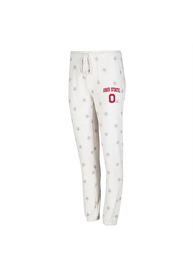 Ohio State Buckeyes Womens Stars Grey Sweatpants