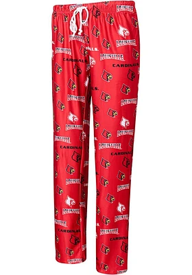 Concepts Sport Louisville Cardinals Womens Red Breakthrough Loungewear Sleep Pants