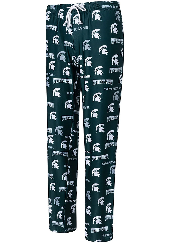 Concepts Sport Michigan State Spartans Womens Green Breakthrough Loungewear Sleep Pants