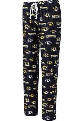 Concepts Sport Missouri Tigers Womens Black Breakthrough Loungewear Sleep Pants