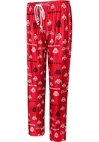 Ohio State Buckeyes Womens Red Breakthrough Loungewear Sleep Pants