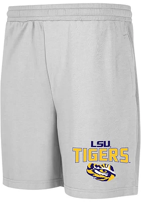 Concepts Sport LSU Tigers Mens Grey Baritone Shorts