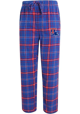 Louisiana Tech Bulldogs Mens Blue Primary Logo Sleep Pants