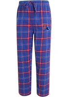 Louisiana Tech Bulldogs Mens Blue Primary Logo Sleep Pants