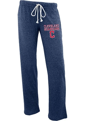 Concepts Sport Cleveland Guardians Womens Navy Blue Quest Loungewear Sleep Pants
