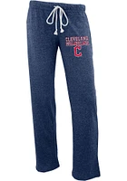 Concepts Sport Cleveland Guardians Womens Navy Blue Quest Loungewear Sleep Pants
