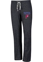 Philadelphia Phillies Womens Charcoal Quest Loungewear Sleep Pants