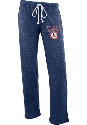 Concepts Sport St Louis Cardinals Womens Navy Blue Quest Loungewear Sleep Pants