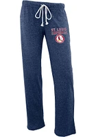 Concepts Sport St Louis Cardinals Womens Navy Blue Quest Loungewear Sleep Pants
