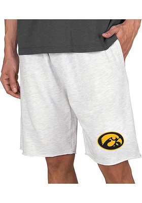 Mens Iowa Hawkeyes Oatmeal Concepts Sport Mainstream Shorts