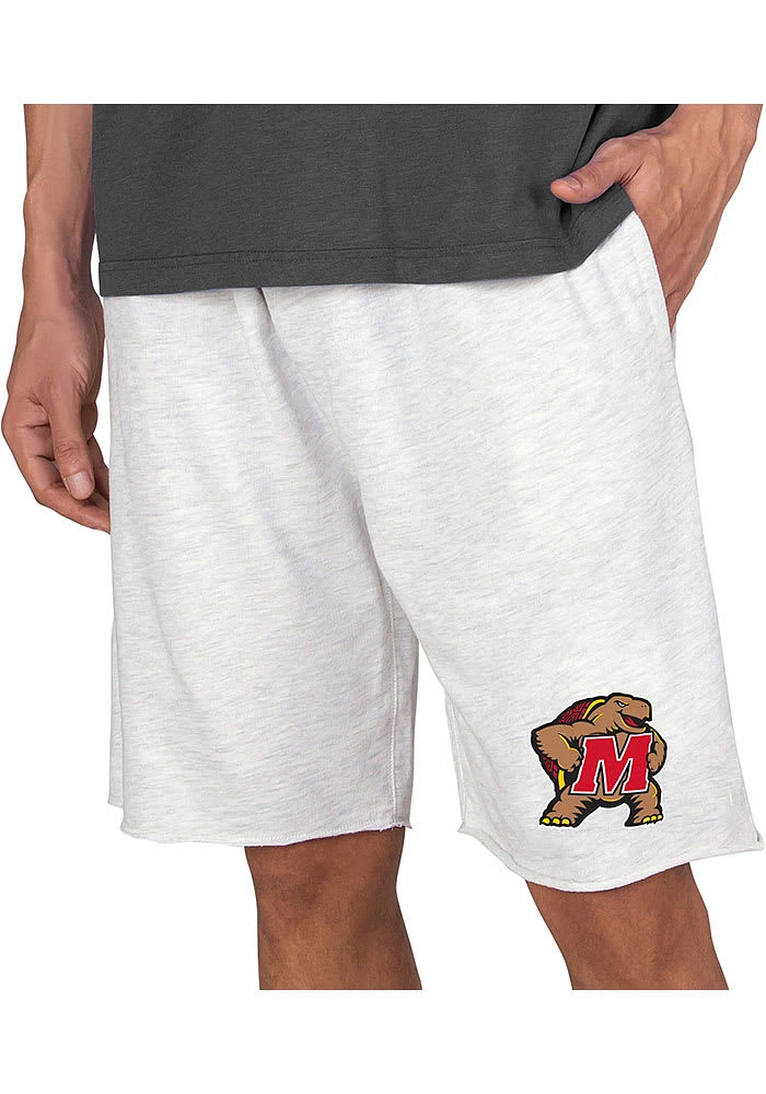 Mens Maryland Terrapins Oatmeal Concepts Sport Mainstream Shorts