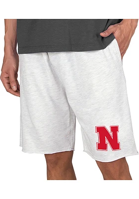 Mens Nebraska Cornhuskers Oatmeal Concepts Sport Mainstream Shorts