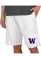 Mens Washington Huskies Oatmeal Concepts Sport Mainstream Shorts