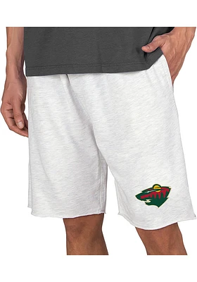 Concepts Sport Minnesota Wild Mens Oatmeal Mainstream Shorts