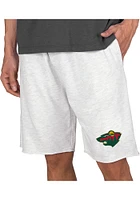 Concepts Sport Minnesota Wild Mens Oatmeal Mainstream Shorts