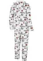 Cincinnati Bengals Mens White Docket Sleep Pants