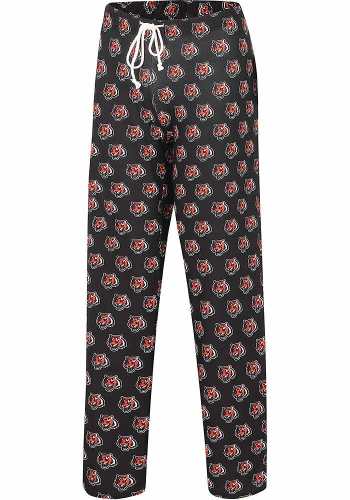 Cincinnati Bengals Womens Black Gauge Loungewear Sleep Pants