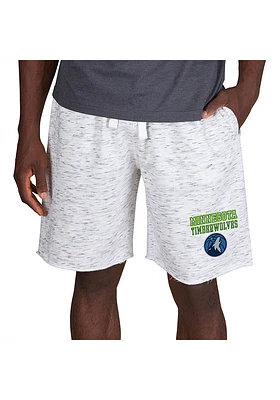 Concepts Sport Minnesota Timberwolves Mens White Alley Fleece Shorts