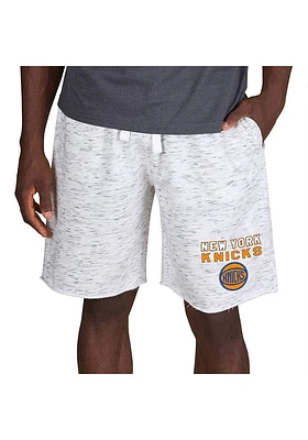 Concepts Sport New York Knicks Mens White Alley Fleece Shorts