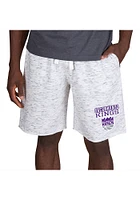 Concepts Sport Sacramento Kings Mens White Alley Fleece Shorts