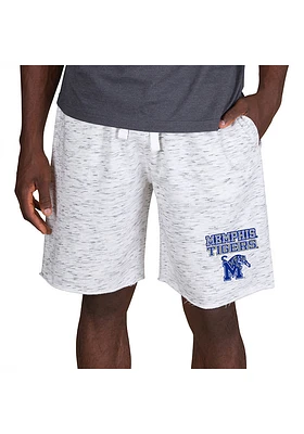 Concepts Sport Memphis Tigers Mens White Alley Fleece Shorts