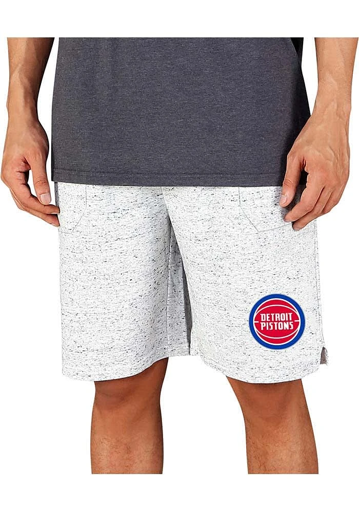 Concepts Sport Detroit Pistons Mens White Throttle Knit Jam Shorts