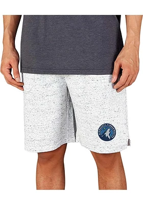 Concepts Sport Minnesota Timberwolves Mens White Throttle Knit Jam Shorts