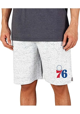 Concepts Sport Philadelphia 76ers Mens White Throttle Knit Jam Shorts